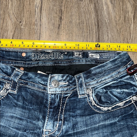 Miss Me Women's Distressed Blue Skinny Jeans Sz 28 - Picture 12 of 12